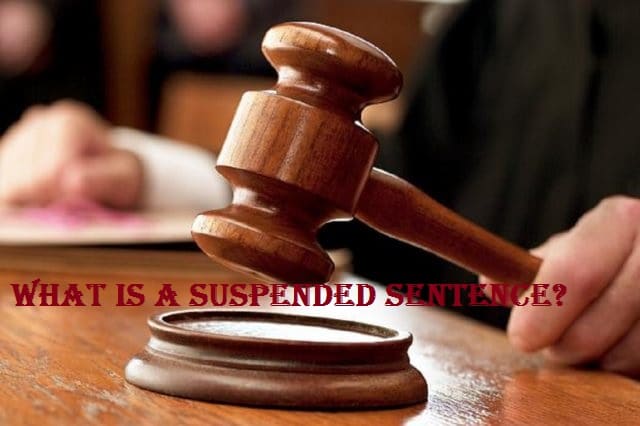 What is a suspended sentence for felony