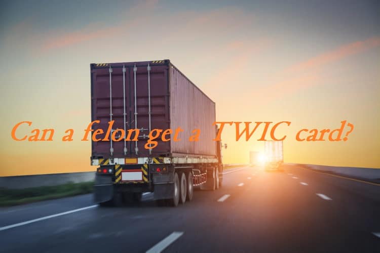can a felon get a TWIC card