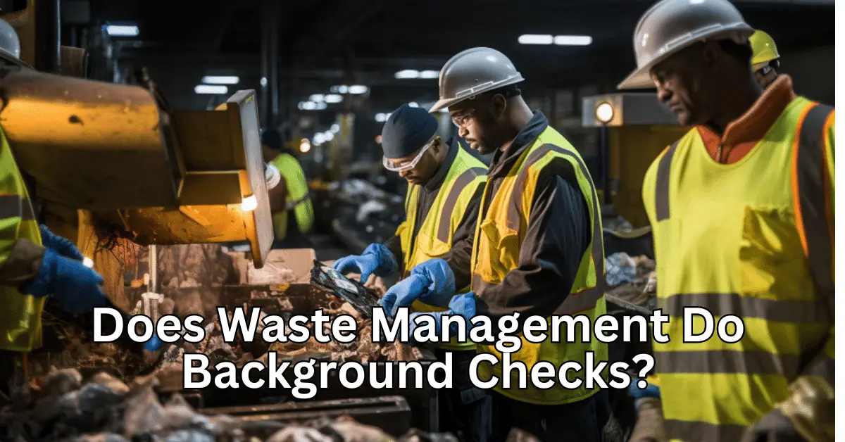 employees working for waste management